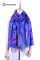 MERINO WOOL SCARF HAND PAINTED BUTTERWOOL BWHP002