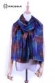 MERINO WOOL SCARF HAND PAINTED BUTTERWOOL BWHP003