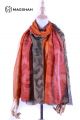 MERINO WOOL SCARF HAND PAINTED BUTTERWOOL BWHP011