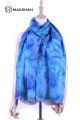 MERINO WOOL SCARF HAND PAINTED BUTTERWOOL BWHP012