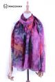 MERINO WOOL SCARF HAND PAINTED BUTTERWOOL BWHP013