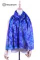 MERINO WOOL SCARF HAND PAINTED BUTTERWOOL BWHP014