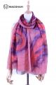 MERINO WOOL SCARF HAND PAINTED BUTTERWOOL BWHP018