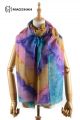 MERINO WOOL SCARF HAND PAINTED BUTTERWOOL BWHP020