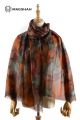 MERINO WOOL SCARF HAND PAINTED BUTTERWOOL BWHP022
