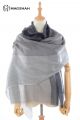 MERINO BUTTERWOOL PLAID SCARF BWMA2
