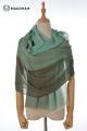 MERINO BUTTERWOOL PLAID SCARF BWMA54
