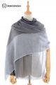 MERINO BUTTERWOOL PLAID SCARF BWMA7