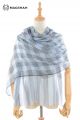MERINO BUTTERWOOL PLAID SCARF BWMG6
