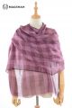 MERINO BUTTERWOOL PLAID SCARF BWMG7