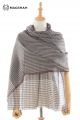 MERINO BUTTERWOOL PLAID SCARF BWMH4