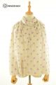 MERINO WOOL HAND SCREEN PRINTED SCARF - BUTTERWOOL BWPA10