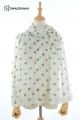 MERINO WOOL HAND SCREEN PRINTED SCARF - BUTTERWOOL BWPA19