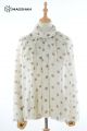 MERINO WOOL HAND SCREEN PRINTED SCARF - BUTTERWOOL BWPA9