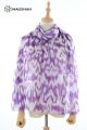 MERINO WOOL HAND SCREEN PRINTED SCARF - BUTTERWOOL BWPG39