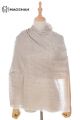 CASHMERE JACQUARD SCARF LIGHT TOOSH COLOR CJ1