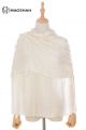 CASHMERE JACQUARD SCARF LIGHT TOOSH COLOR CJ2