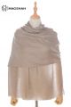 CASHMERE JACQUARD SCARF LIGHT TOOSH COLOR CJ3