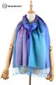 SILK MERINO WOOL SCARF - GS RIMJIM 6 COLOR GSRJ12