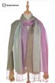 SILK MERINO WOOL SCARF - GS RIMJIM 6 COLOR GSRJ48
