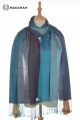 SILK MERINO WOOL SCARF - GS RIMJIM 6 COLOR GSRJ49