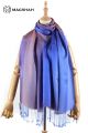 SILK MERINO WOOL SCARF - GS RIMJIM 6 COLOR GSRJ5
