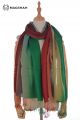 SILK MERINO WOOL SCARF - GS RIMJIM 6 COLOR GSRJ58