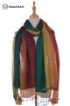 SILK MERINO WOOL SCARF - GS RIMJIM 6 COLOR GSRJ59