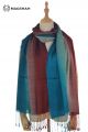SILK MERINO WOOL SCARF - GS RIMJIM 6 COLOR GSRJ63