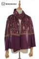 HAND NEEDLE EMBROIDERY SCARF HNA13