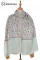 HAND NEEDLE EMBROIDERY SCARF HNA16