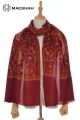 HAND NEEDLE EMBROIDERY SCARF HNA18