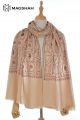 HAND NEEDLE EMBROIDERY SCARF HNA19
