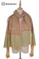 HAND NEEDLE EMBROIDERY SCARF HNA21