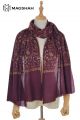 HAND NEEDLE EMBROIDERY SCARF HNA3