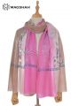 HAND NEEDLE EMBROIDERY SCARF HNB21