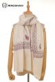 HAND NEEDLE EMBROIDERY SCARF HNBA1