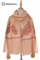 HAND NEEDLE EMBROIDERY SCARF HND12