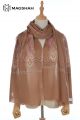 HAND NEEDLE EMBROIDERY SCARF HNF2