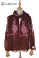 HAND NEEDLE EMBROIDERY SCARF HNF5