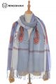 HAND NEEDLE EMBROIDERY SCARF HNF8