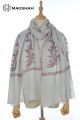 HAND NEEDLE EMBROIDERY SCARF HNJ6
