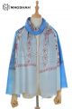 HAND NEEDLE EMBROIDERY SCARF HNR4