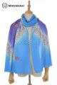 HAND NEEDLE EMBROIDERY SCARF HNZB6