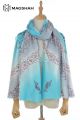 HAND NEEDLE EMBROIDERY SCARF HNZF1