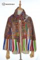 MERINO WOOL PRINTED & EMBROIDERY SCARF MSC2