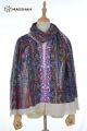 MERINO WOOL PRINTED & EMBROIDERY SCARF MSE1