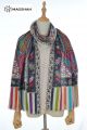 MERINO WOOL PRINTED & EMBROIDERY SCARF MSF1