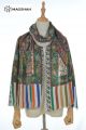 MERINO WOOL PRINTED & EMBROIDERY SCARF MSF2