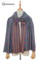 MERINO WOOL SCARF DOUBLE CLOTH SUPERBANU SBDA5